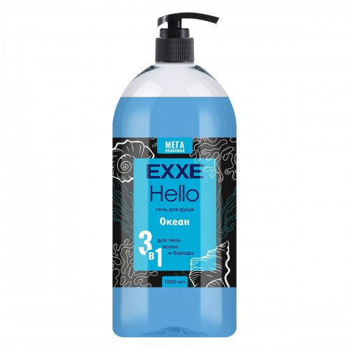 EXXE HELLO гель для душа Океан, 1 л